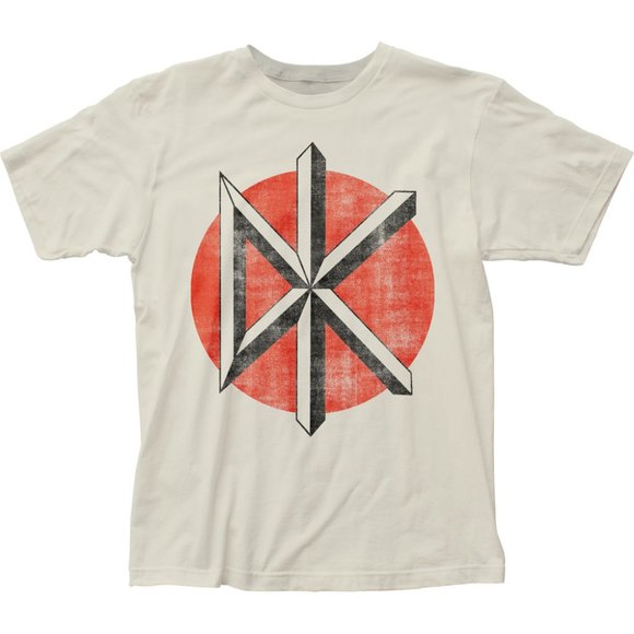 Dead Kennedys Distressed Logo T Shirt Natural DK22 - Picture 1 of 1